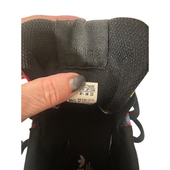 Adidas ZX Flux Rainbow Multi Color Lace Up Low Top Sneakers Mens Sz 7 - Picture 10 of 10